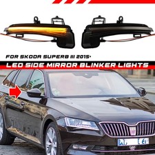 Paar Seiten Spiegelblinker Außenspiegel Blinker Für Skoda Superb III 3V3 2015-23