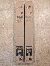 30"x50" Retractable Baby / Pet Gate with Lock for Doorways / Stairs - LOT OF 2