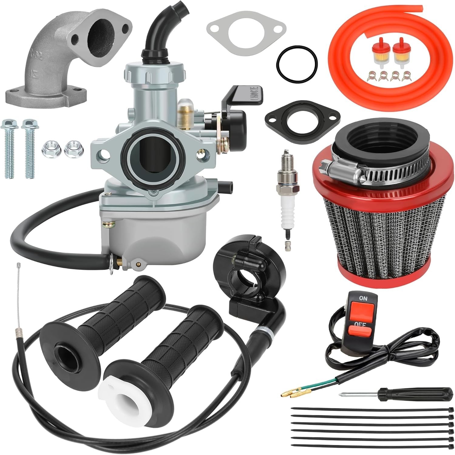 PZ22 Carburetor 22mm for 110cc 125cc ATV Dirt Bike Quad Parts