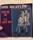 BEATLES LOVE ME DO / P S I LOVE YOU 45 Record W/ PICTURE SLEEVE  TOLLIE