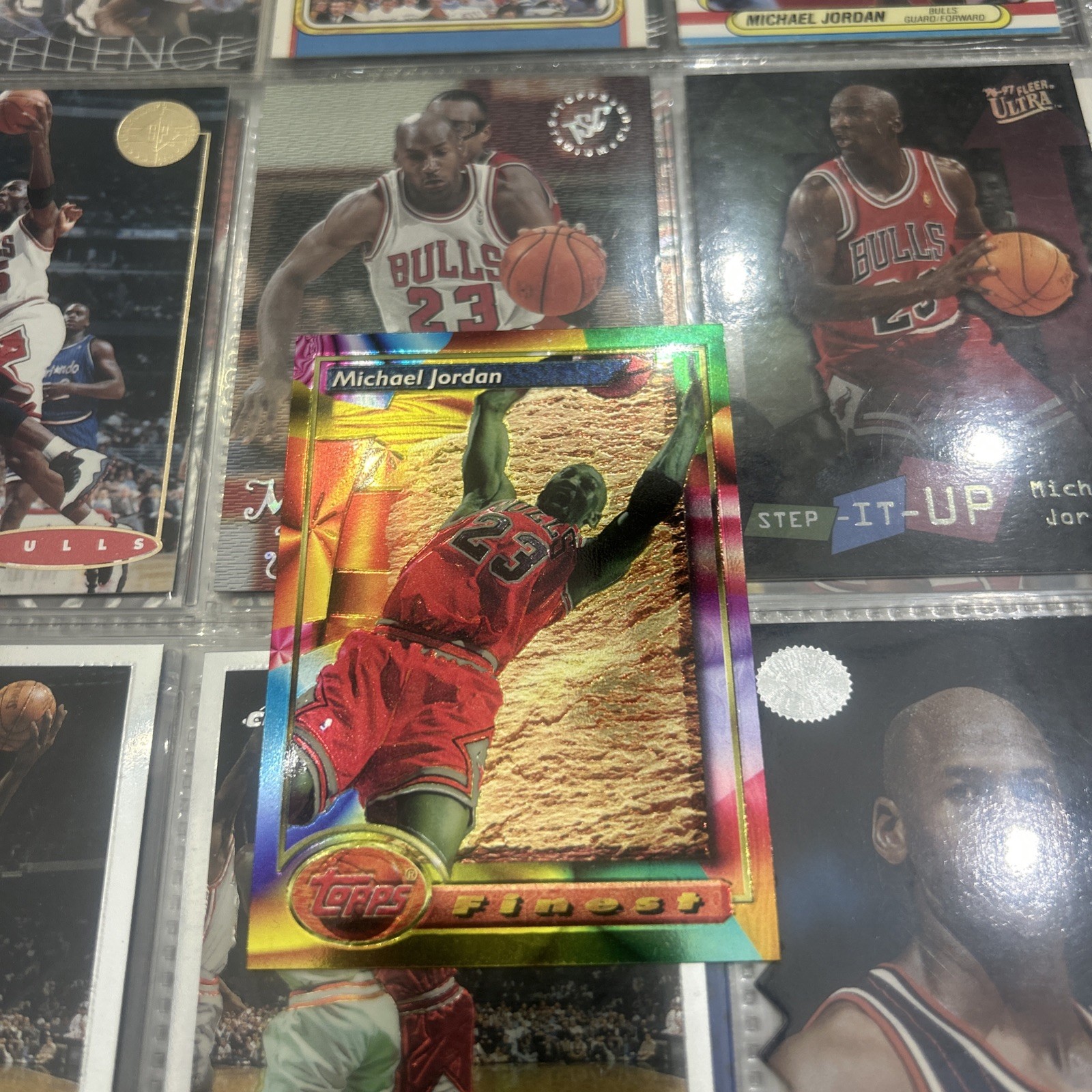 1993-94 Topps Finest - Michael Jordan #1 EX