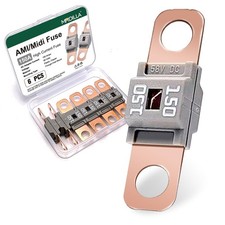 AMI/Midi Car Fuses 150 Amp High Current Fuse, Bolt-on Fuse for Cars, Buses, R...