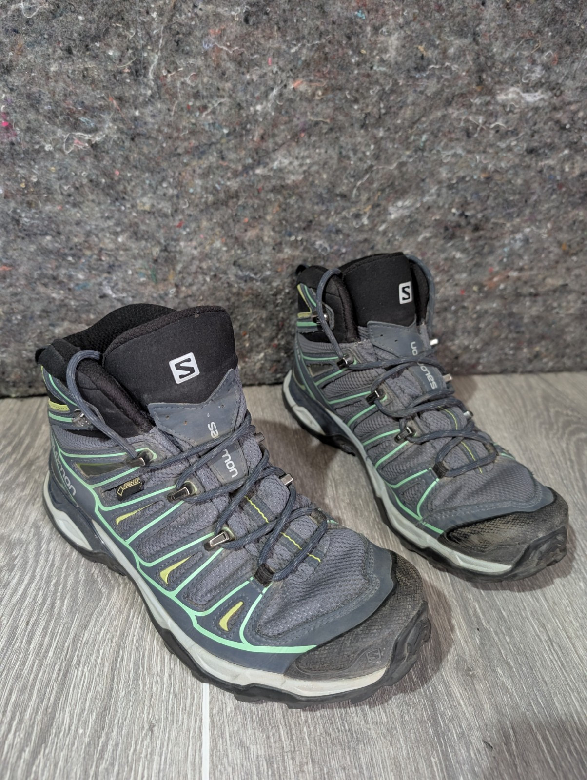 Stivali Salomon X Ultra Mid 2 GTX donna taglia 7 5 blu atletica trail trekking