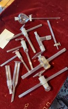 Laborglas , gemischt,Trichter; Hähne ; Tropftrichter , 1