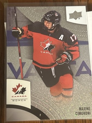 maxine cimoroni  2025 Team Canada Hockey  #1 Silver Foil