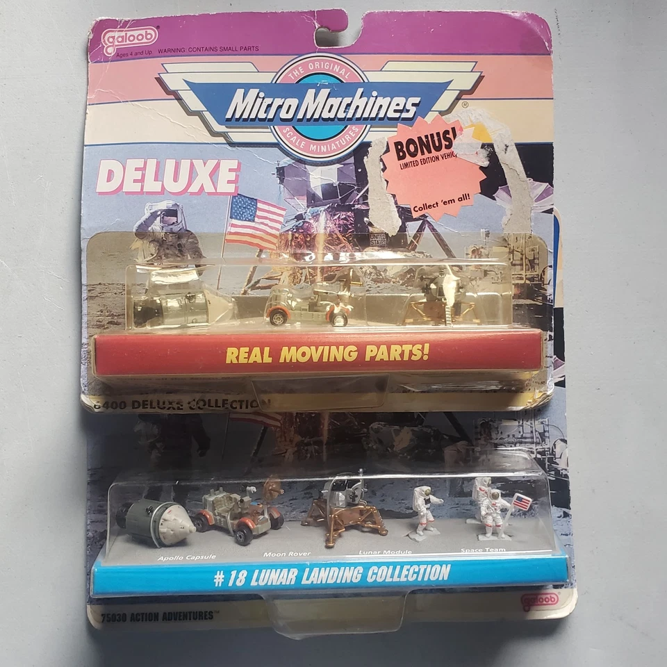 Micro Machines #18 Lunar Landing & Space Collection 2 Sealed With Wear Fast Ship - Image 2 of 4
