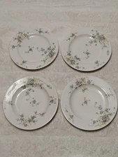 Antique Theodore Havilland Limoges France Set Of 4 Salad Plates Floral 7.5"