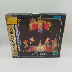 Sega saturn NTSC Japanese Real Bout SNK Fatal Fury Garou Densetsu Pack + Ram