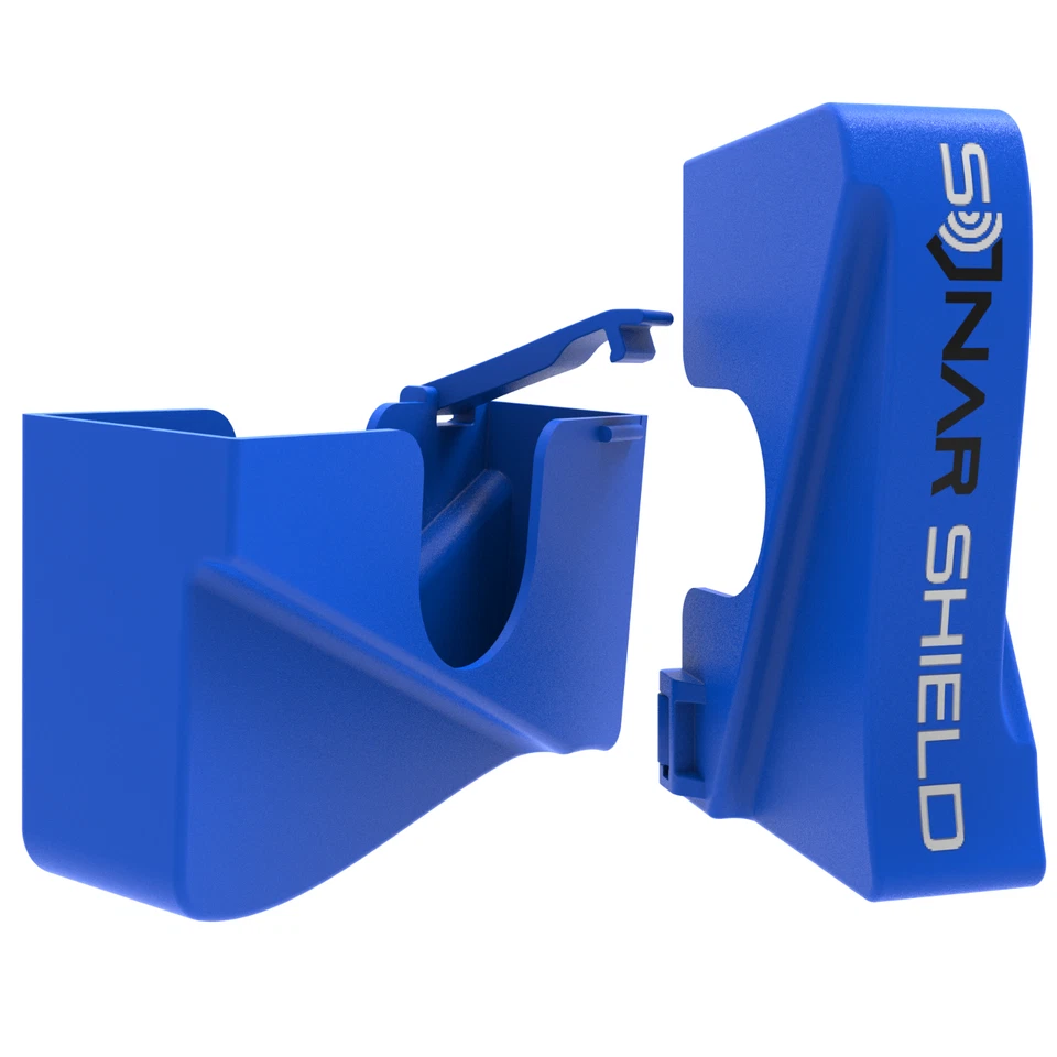 Garmin LiveScope Plus LVS34 Transducer Cover by Sonar Shield (Blue)