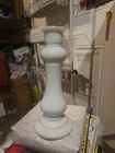 Vintage E.O. Brody Co White Milk Glass Bud Vase 8” M-118 USA