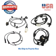 4 ABS Wheel Speed Sensor Front Rear R & L Fit Ford Edge Lincoln MKX 2007-08 FWD