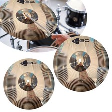 Brass 8 Inch and 10 Inch Drum Cymbals Splash Crash HiHat for Music Events