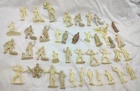 Vintage Marx Playset Street Scene & Worker Figures Rubber & Plastic