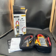 Fluke 376 FC True-RMS AC/DC 1000A Clamp Meter w/ 2x iFlex i2500-18 & Case