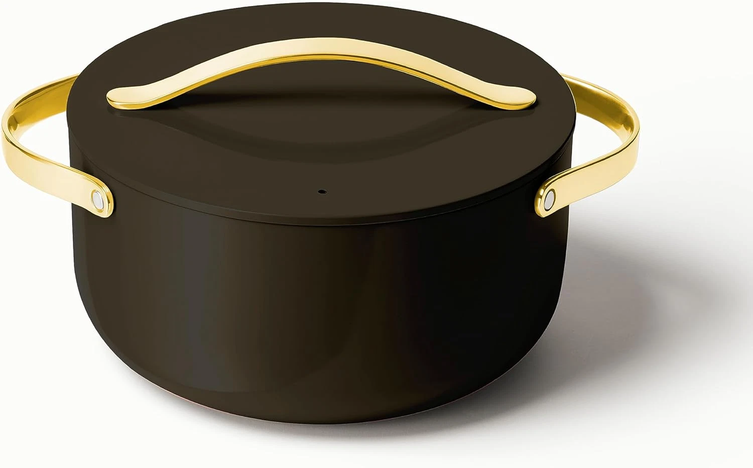 6.5 Qt Nonstick Ceramic Dutch Oven - Versatile for All Stovetops, Black