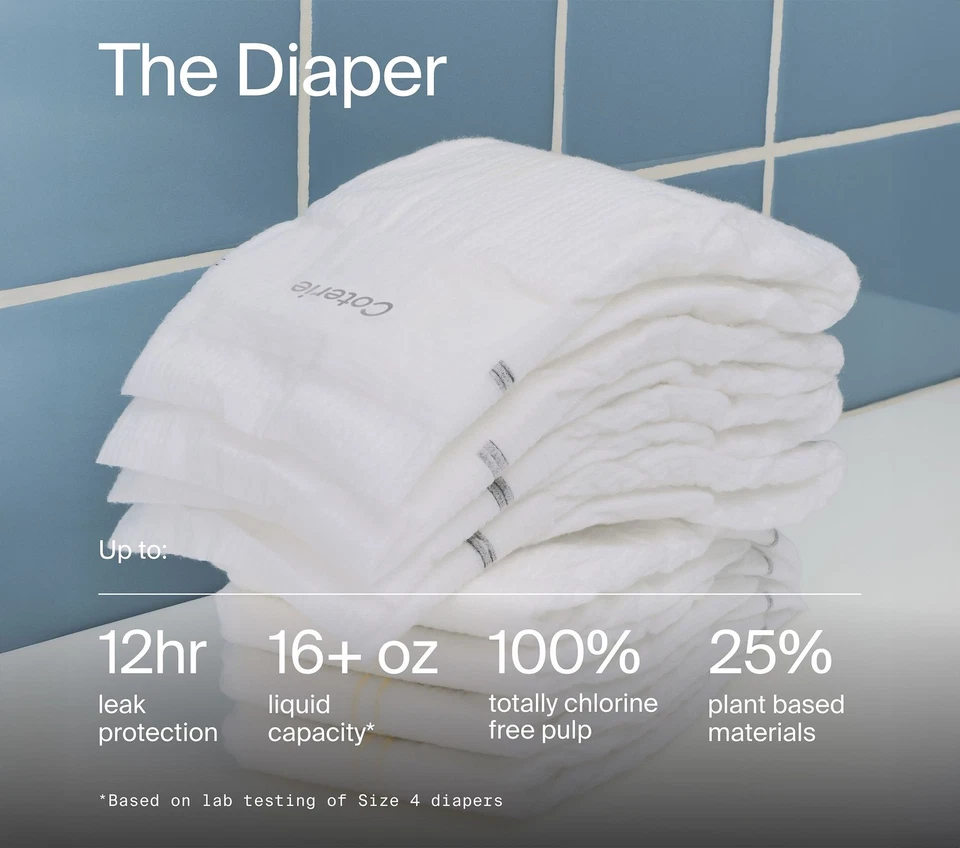 Coterie Ultra-Soft Diapers, 6-Pack-Size: 04 (20-32lbs) - Image 2 of 4