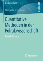 Quantitative Methoden In Der Politikwissenschaft Eine EinfüHrung Tausendpfund