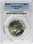 1976-S PCGS MS68 Silver 50C