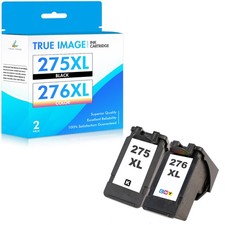 2 Pack PG-275XL CL-276XL Ink Cartridges For Canon PIXMA TS3522 TS3722 TR4722