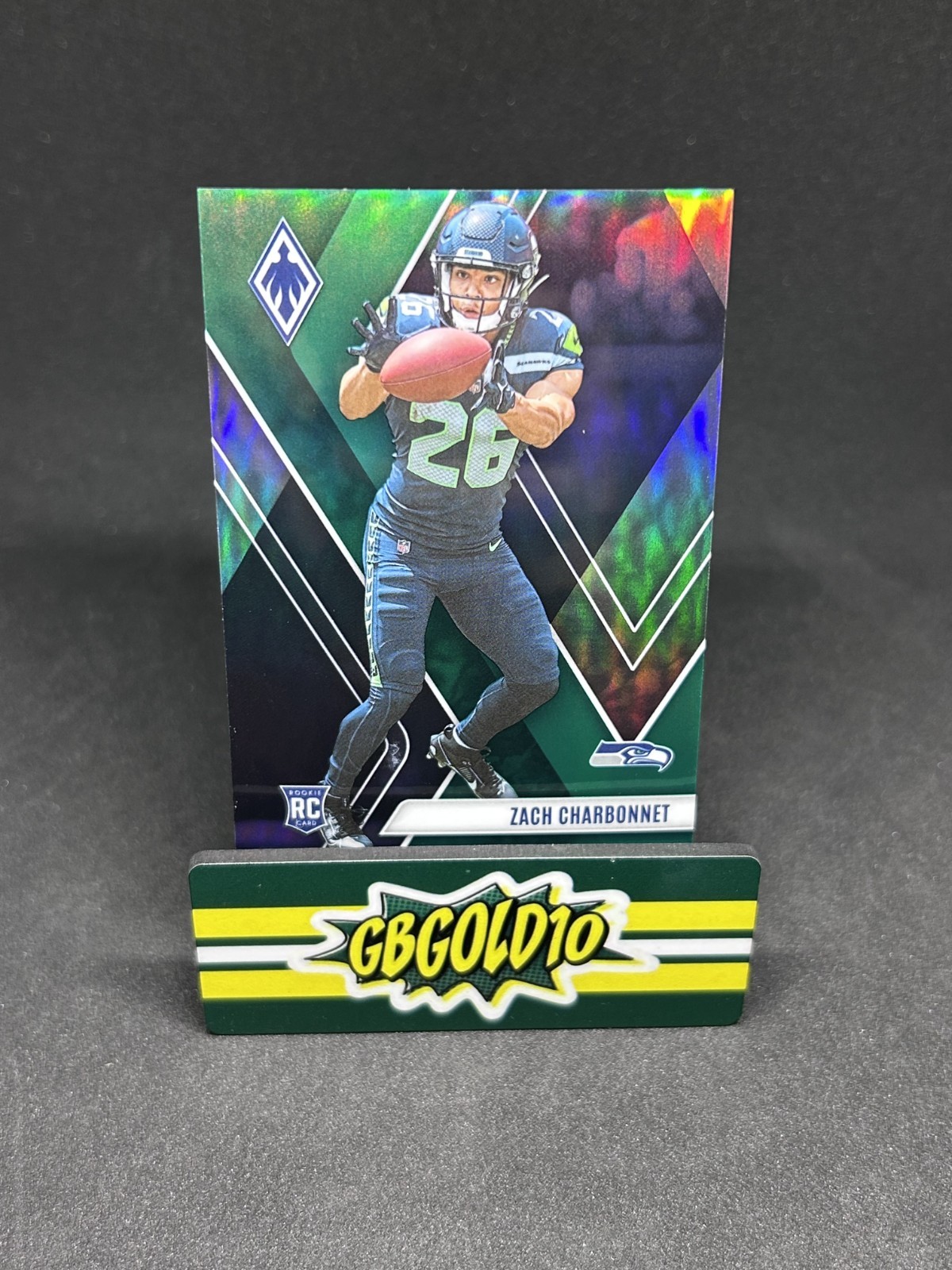 2023 Panini Phoenix - Rookies Zach Charbonnet #127 Green 01/25 RC