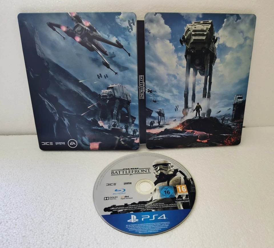 Star Wars Battlefront Steelbook - Jeu PS4/PS5 Region Free Fr Complet Bon Etat, photo 1 sur 5