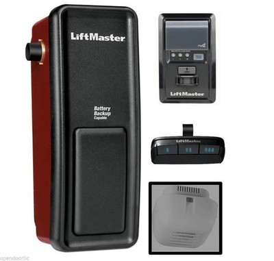 LiftMaster 8500 Elite Series Wall Mount Garage Opener With DC Battery Back Up