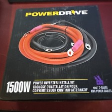 PowerDrive 1500W Power Inverter Installation Kit PDIKT1 
