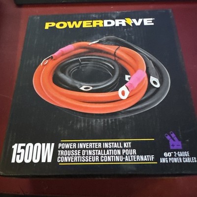 PowerDrive 1500W Power Inverter Installation Kit (PDIKT1)
