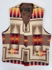 Vintage Beaver State Pendleton Size M To L Woolen Mill's Vest Portland