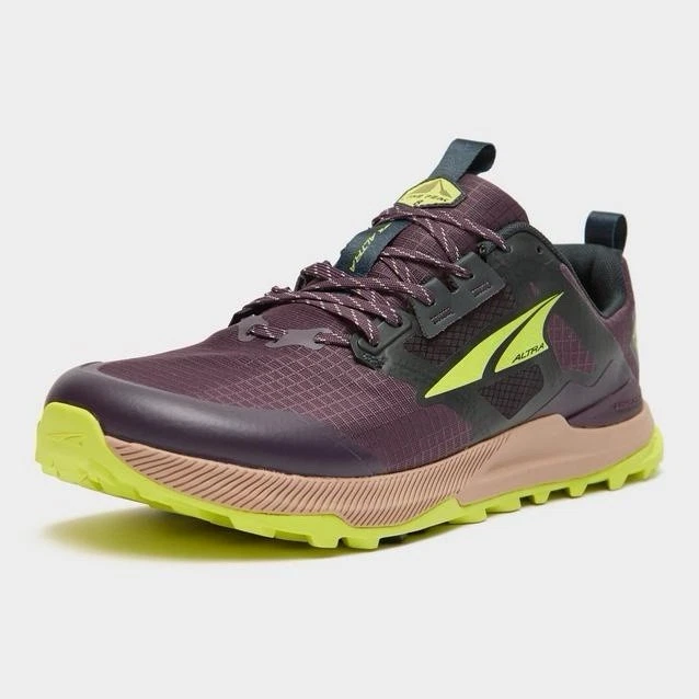 Altra Lone Peak Trail Running Shoe – Plum & Neon Lime Edition - Image 2 of 4