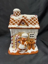 Adorable Tea Light Candle Holder Wax Melt Gingerbread House
