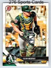 2018 Bowman Draft #BD-91 Sean Murphy Card Oakland Athletics
