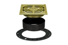 Schluter Kerdi-Drain Contour Shower Grate Kit  Integrated Slope Bonding Flange