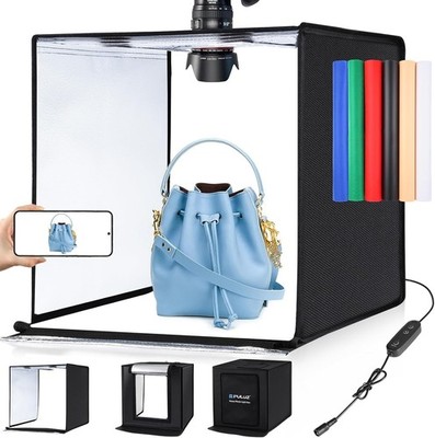 PULUZ 24'' x 24'' Light Box Photography,Large Photo Studio Light Box Professi...