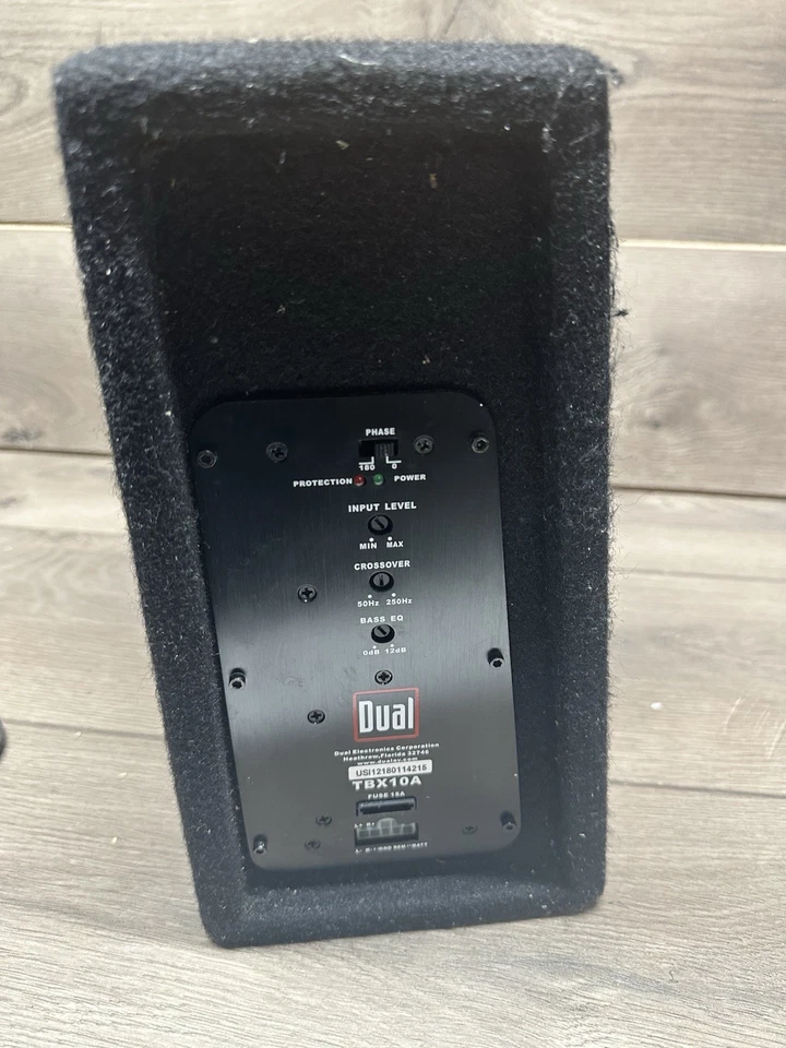 Subwoofer Dual Electronics TBX10A 10". USADO Foto 2 de 2