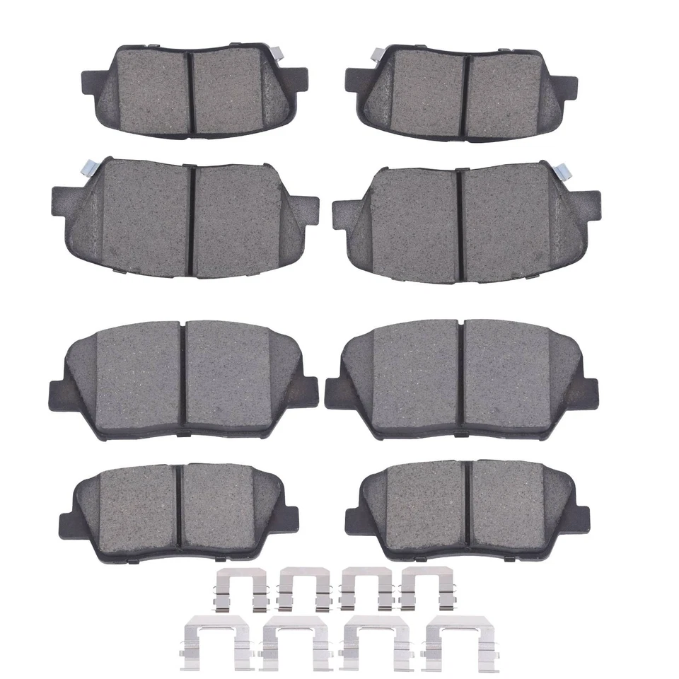 Pastillas de freno cerámicas delanteras traseras izquierda derecha 8 piezas para KIA Sorento 2016-2020 Foto 2 de 4