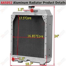 S5172928 4 Row Aluminum Radiator For Case Ih/ford New Holland Tk100a Tn65d Tn75d