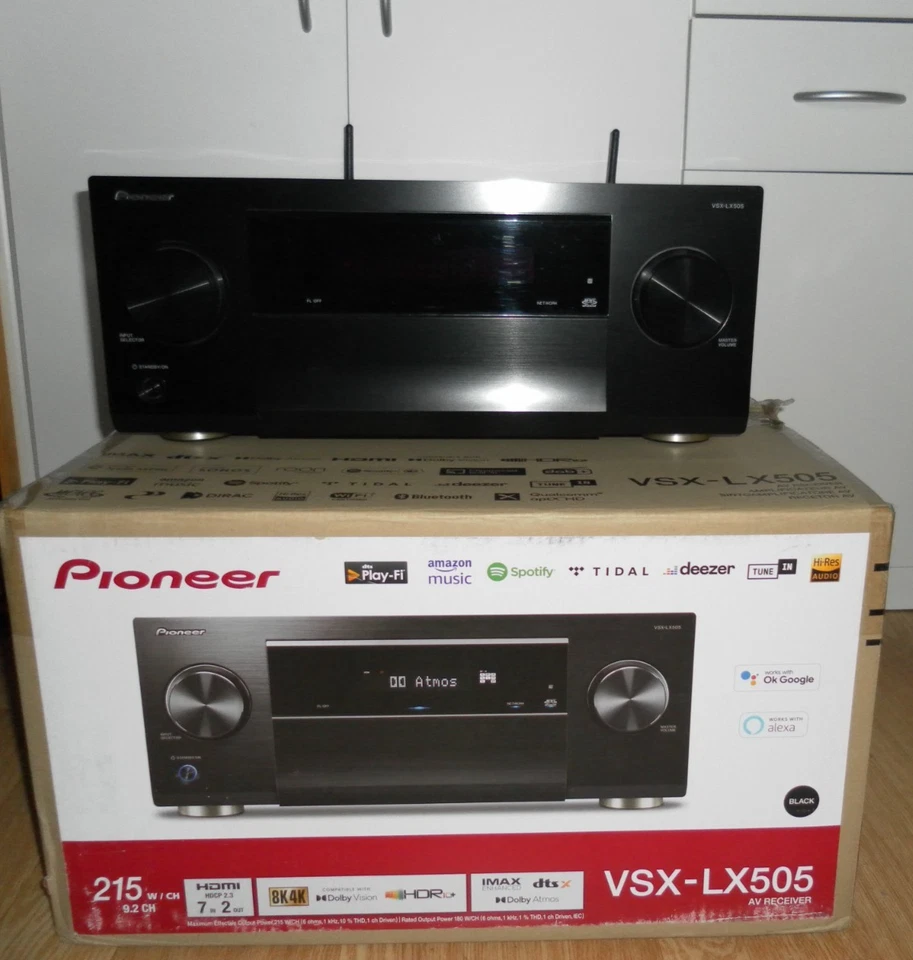 Pioneer VSX-LX505 9.2-Kanal AV-Receiver, schwarz, DIRAC, IMAX, DTS X, Atmos uvm - Bild 2 von 4