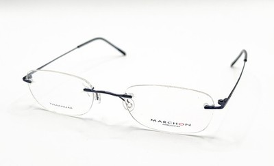 NEW MARCHON AIRLOCK2 760/3 24 BLUE AUTHENTIC EYEGLASSES 50-21