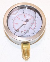 "Afriso Glyzerin-Manometer Ø63Mm DN8 1/4\" Radial 0-4Bar"
