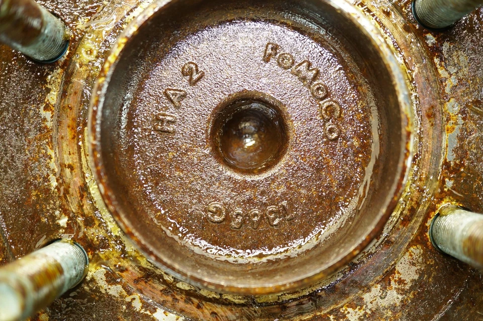 🔅 2019 Ford F-150 OEM Vsteering knuckle whee - left, frontк; wheel hub; SHIELD - Image 2 of 4