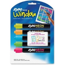 Expo Neon Window Neon Dry-erase Markers 1752226