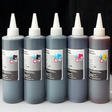5x250ml refill ink for Epson 502 T502 EcoTank ET-2700 ET-2750 ET-3700 ET-3750