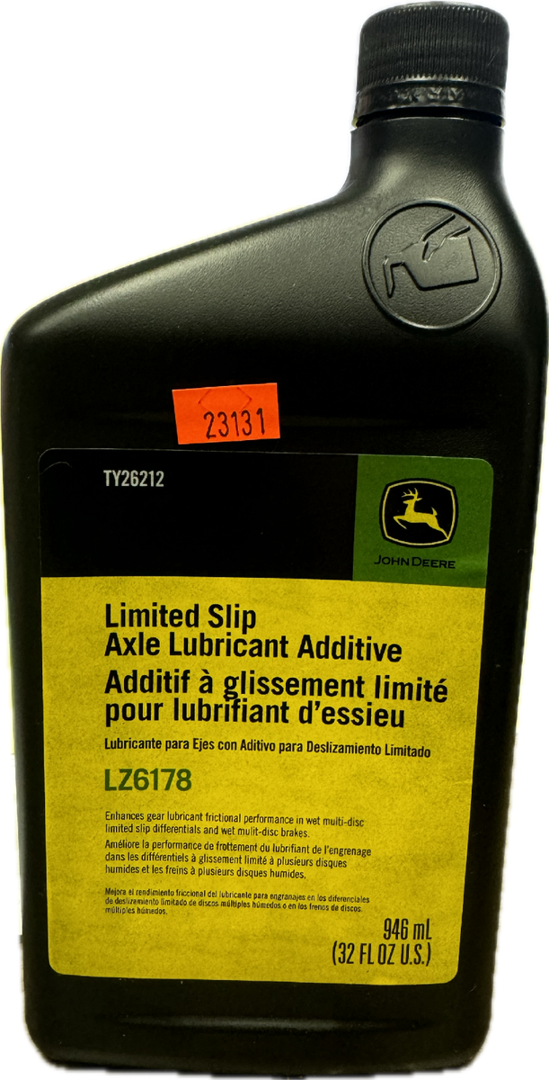 John Deere Limited Slip Axle Lubricant Additive TY26212 LZ6178 1QT