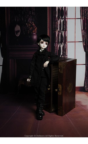 1/4 BJD MSD (Limited Dress) MSD Size - Awesome Black Clothes Set - LE10 - Picture 8 of 10