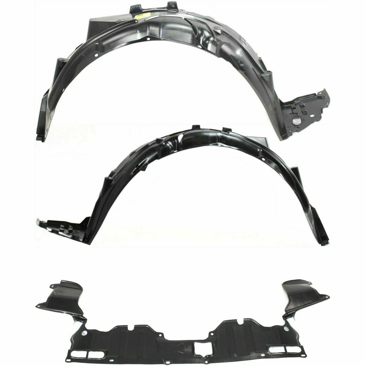 New Front Fender Liners Splash Shields For Honda Civic – Left & Right Pair Set Of 2