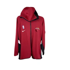 NIKE Men's THERMA FLEX Miami Heat NBA Hoodie Jacket, Size 3XL