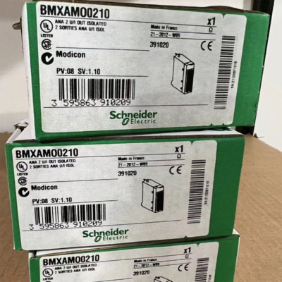 Unopened Original Box PLC Analog Output Module BMXAMO0210 Free shipping