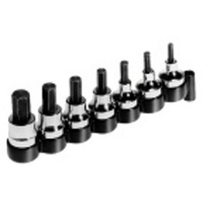 Lisle 33850 - Metric 7pc Hex Bit Socket Set