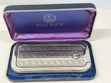 Vintage Rolls Razor Set w/ Original Case England Nice Condition